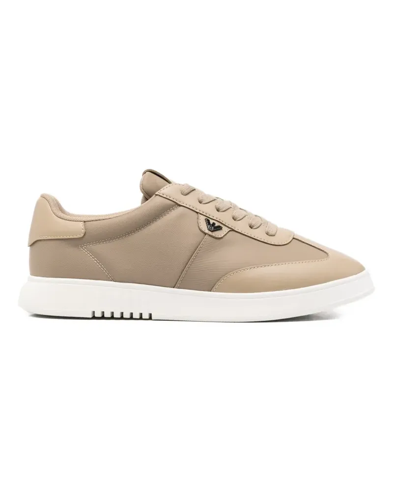 Emporio Armani Sneakers mit Logo-Detail - Nude Nude