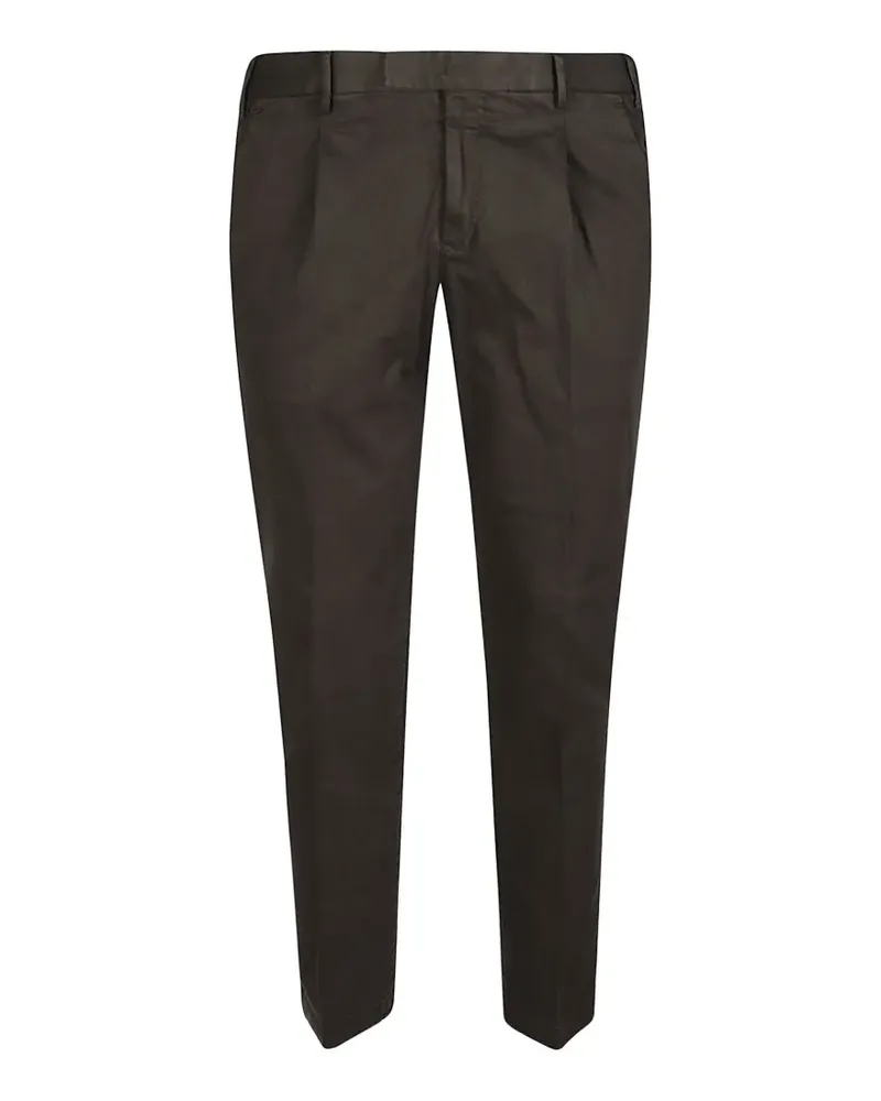 PT TORINO pleat-detail tailored trousers - Braun Braun