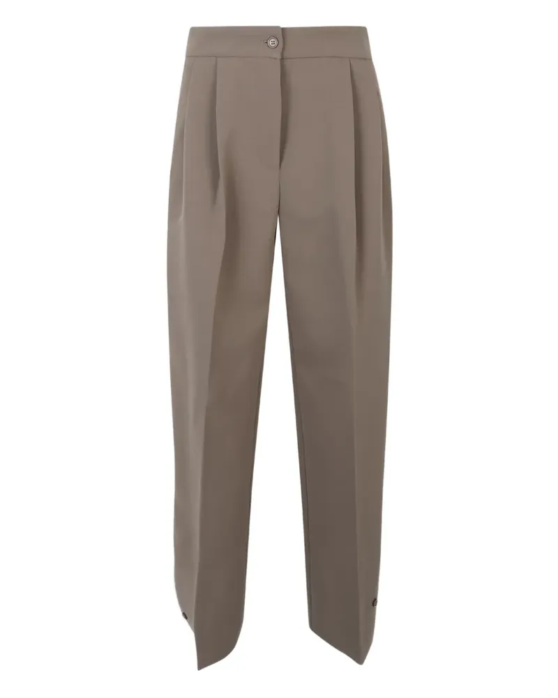 FRANKIE Shop Doyer Hose mit Falten - Nude Nude