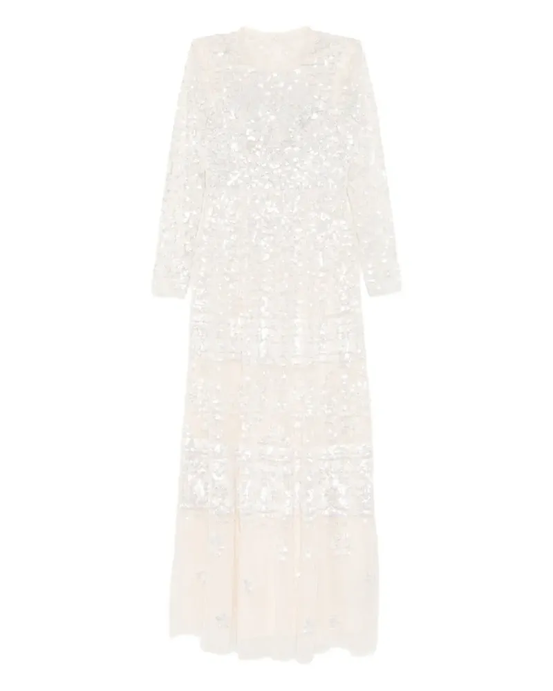 Needle & Thread Aurora Kleid - Nude Nude