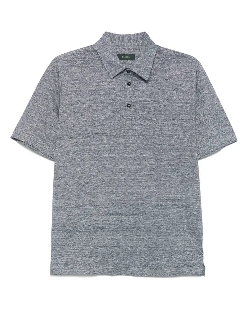 Zanone Poloshirt aus Jersey - Blau Blau