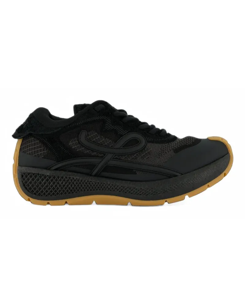 Loewe Pogo Sneakers mit Mesh-Einsatz - Schwarz Schwarz
