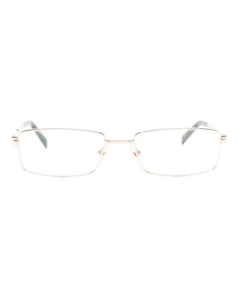 S.T. Dupont rectangle-frame glasses - Gold Gold