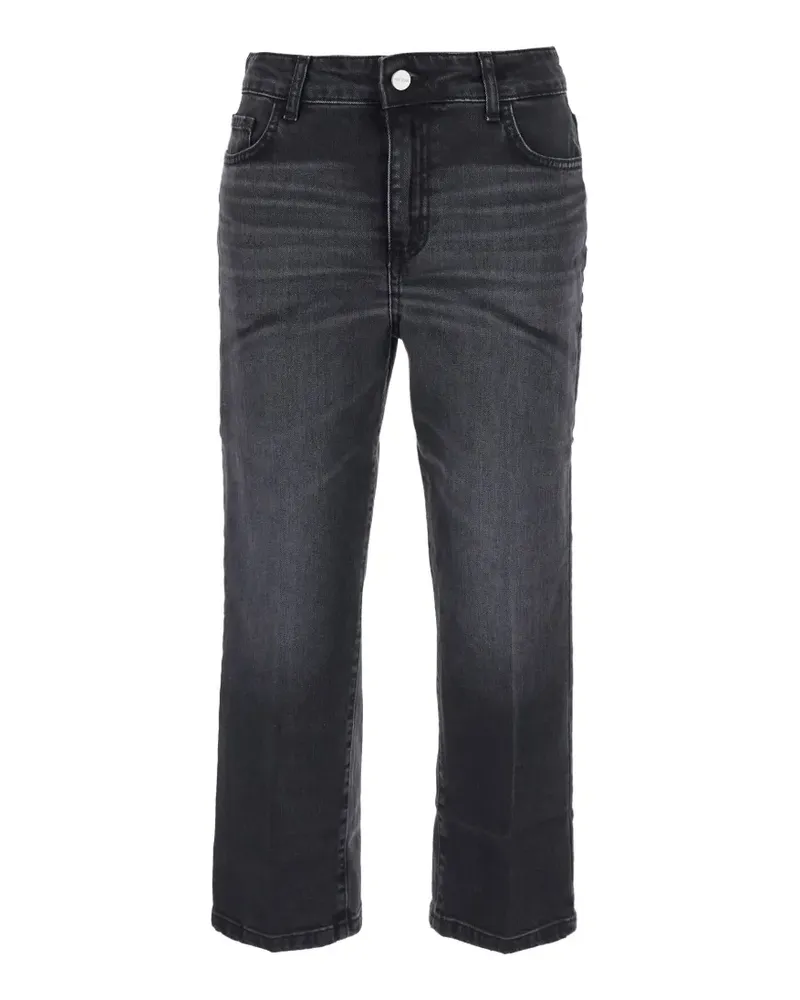 ..,merci faded-effect straight-leg jeans - Grau Grau
