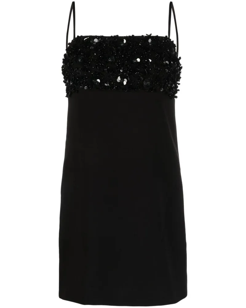 P.A.R.O.S.H. P.A.R.O H. Minikleid mit Pailletten - Schwarz Schwarz