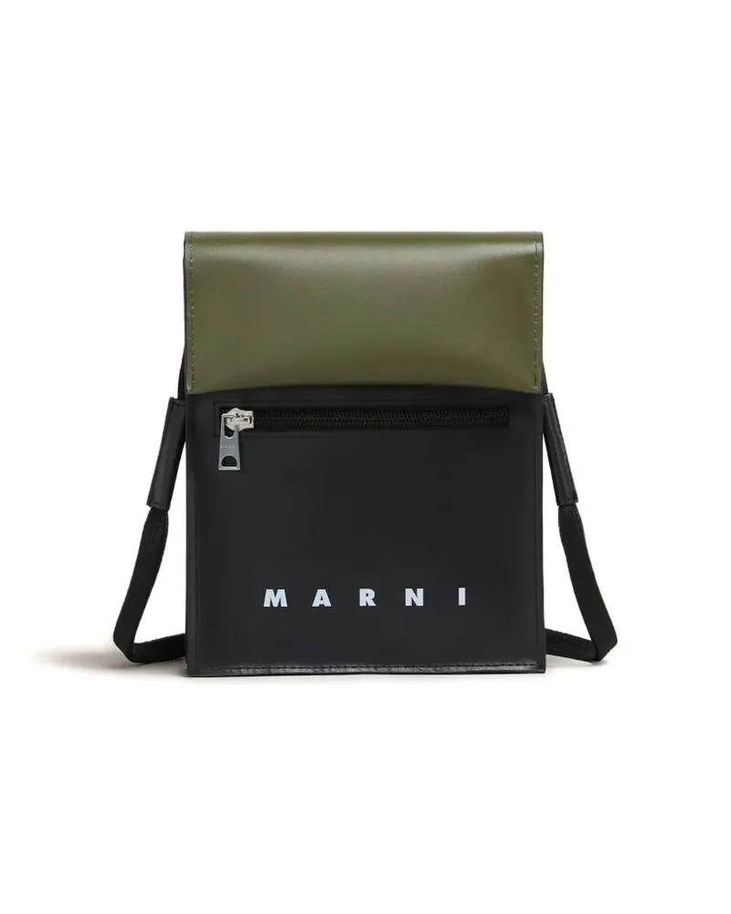 Marni Tribeca Schultertasche - Grün Grün