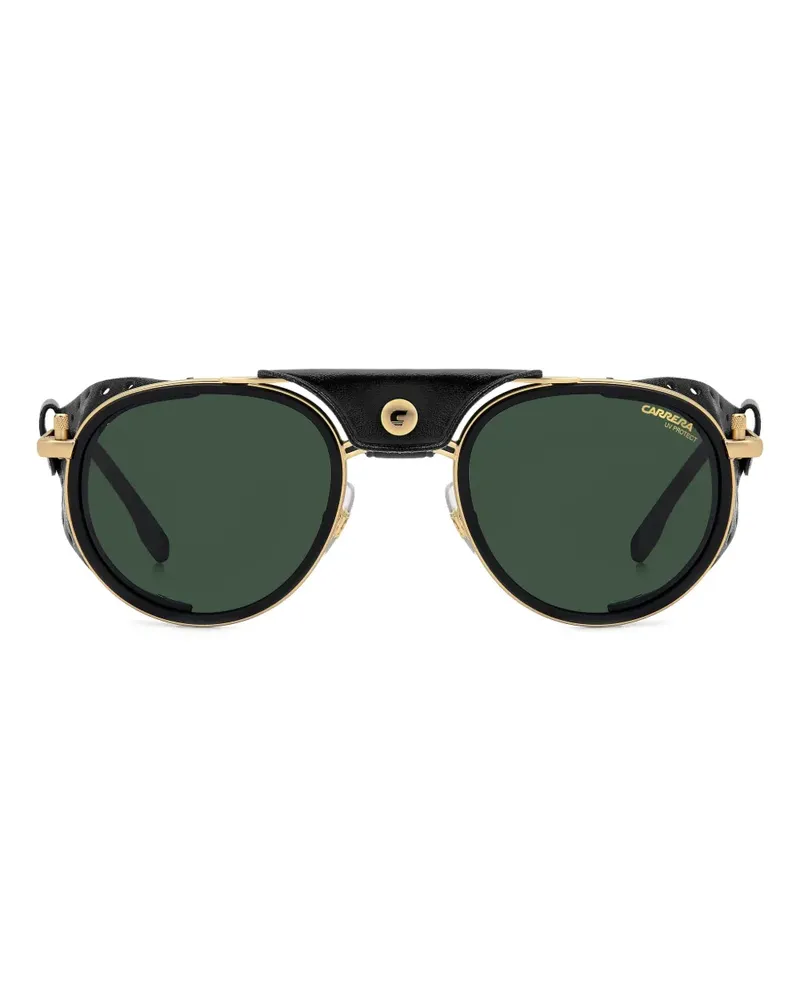 Carrera Sonnenbrille mit Logo-Print - Gold Gold