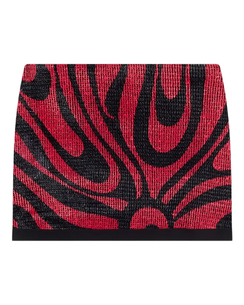 Emilio Pucci rafia wrap skirt - Rot Rot