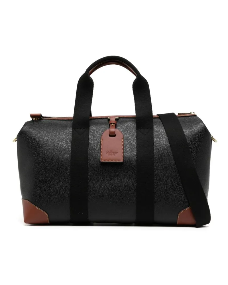 Mulberry Heritage Day Clipper Reisetasche Schwarz