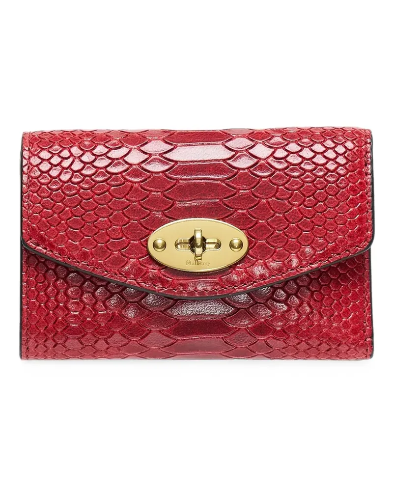Mulberry Darley snake-effect wallet - Rot Rot