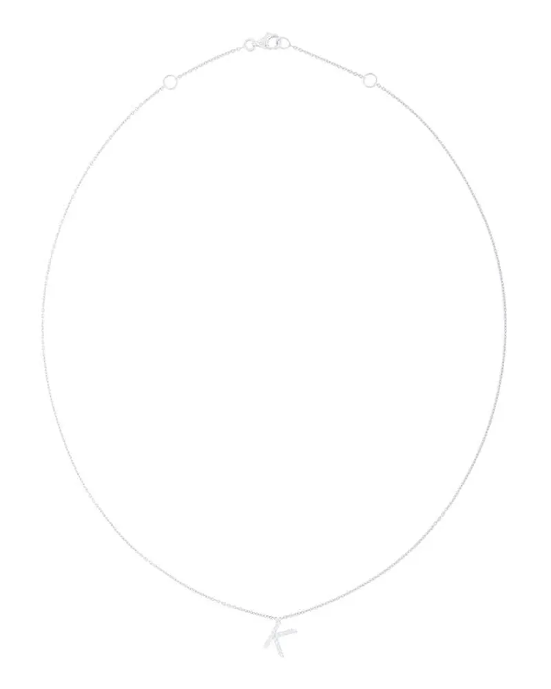 Alinka 18kt ' ID' Weißgoldhalskette mit Diamanten - Metallic Metallic
