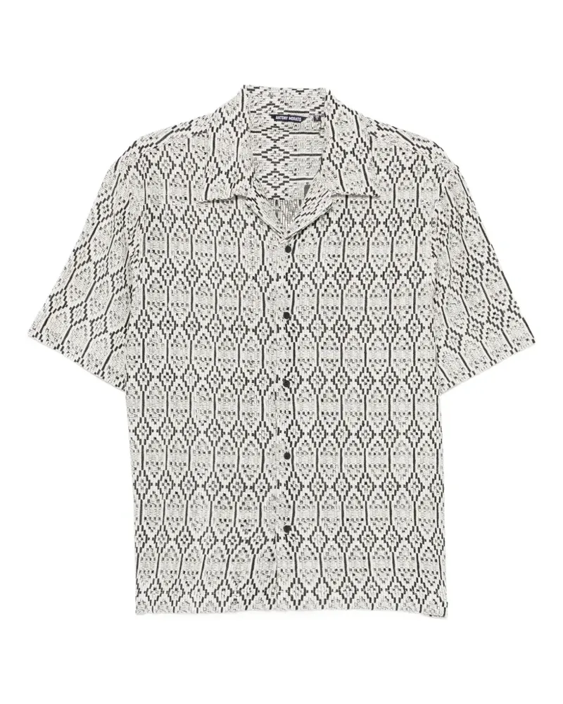 Antony Morato Geometrisch gemustertes Poloshirt - Nude Nude