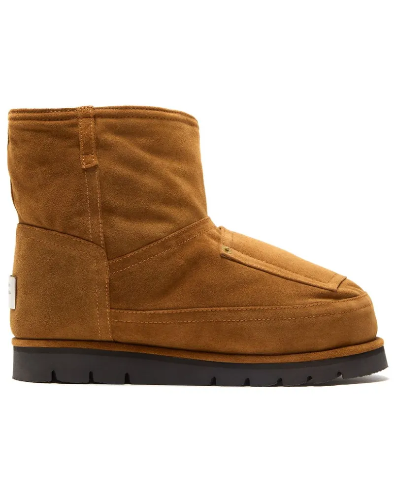 Acne Studios Stiefel mit Shearling - Braun Braun