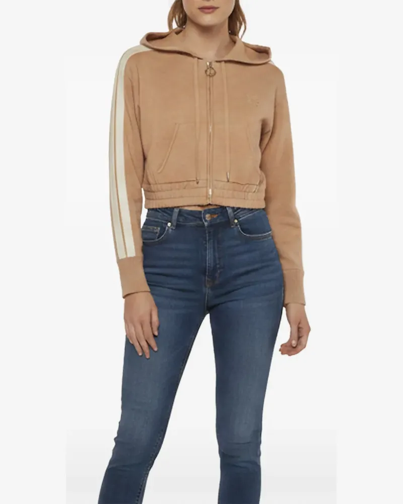 Sandro Hoodie mit Streifen - Nude Nude