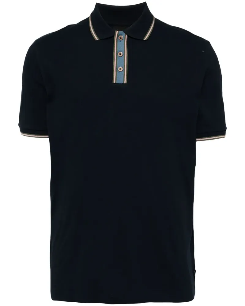 Paul Smith Kurzärmeliges Poloshirt - Blau Blau