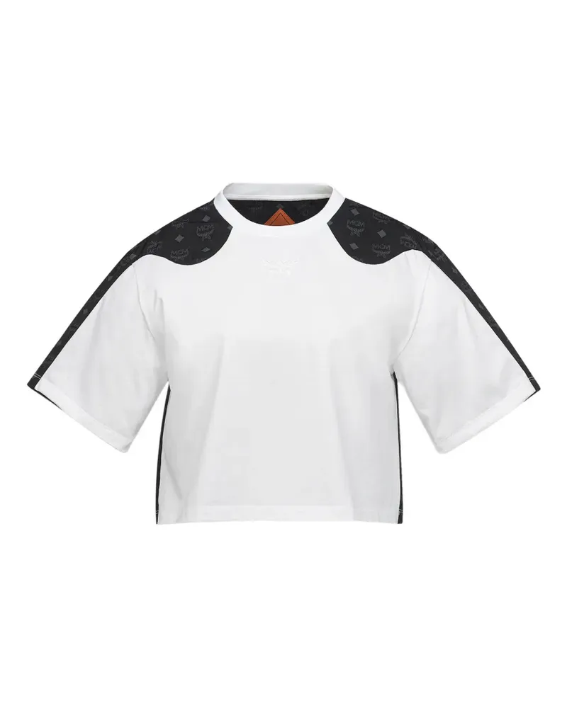 MCM Laurel monogram-print T-shirt - Schwarz Schwarz