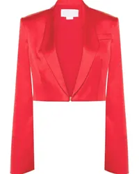 Genny Einreihiger Cropped-Blazer Rot