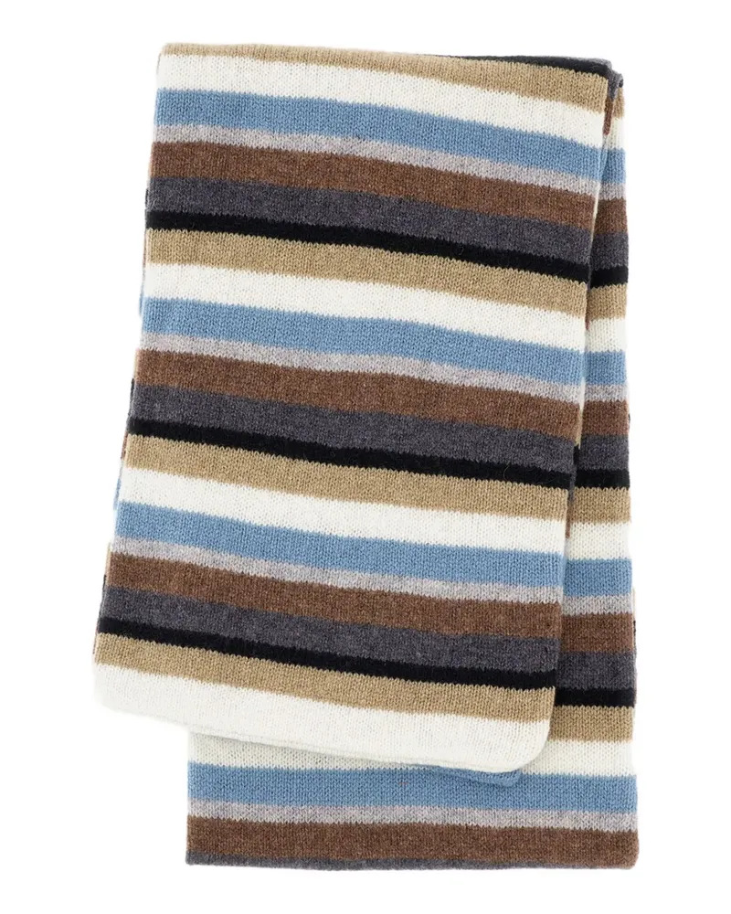 Paul Smith striped wool scarf - Nude Nude