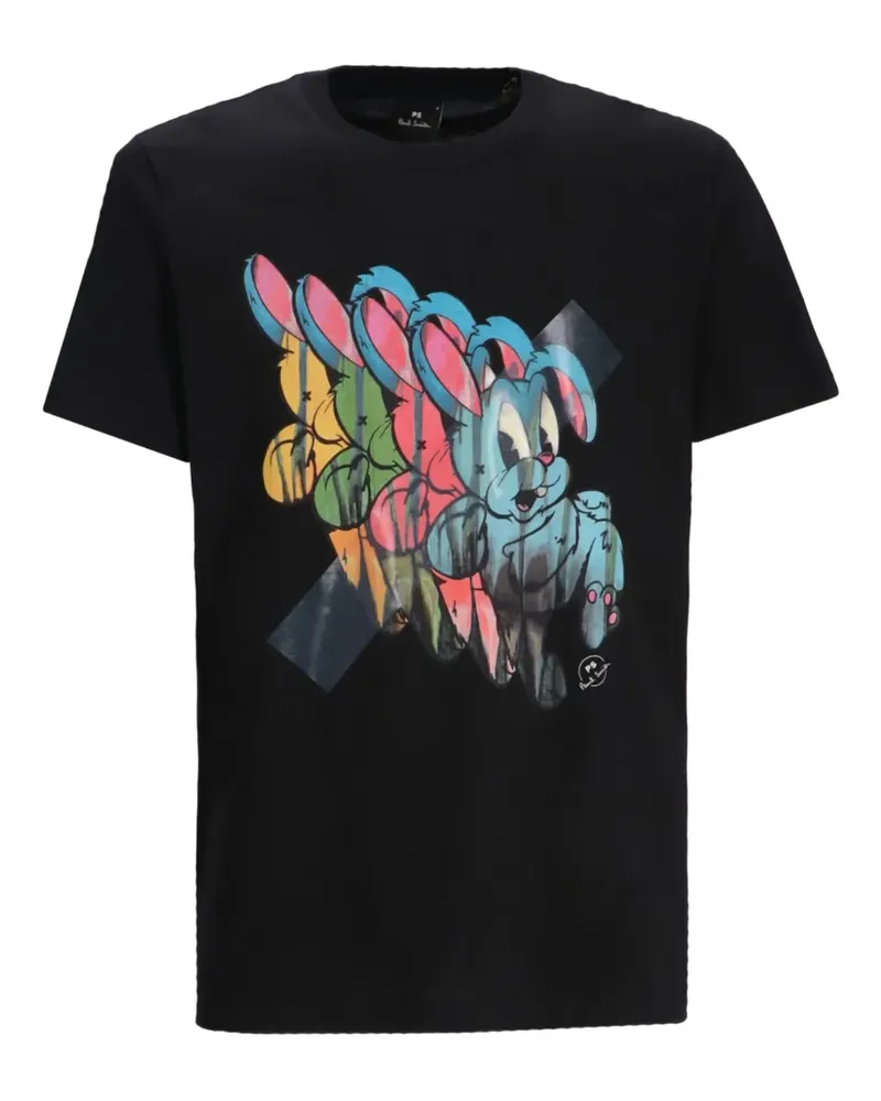 Paul Smith T-Shirt mit grafischem Print - Schwarz Schwarz