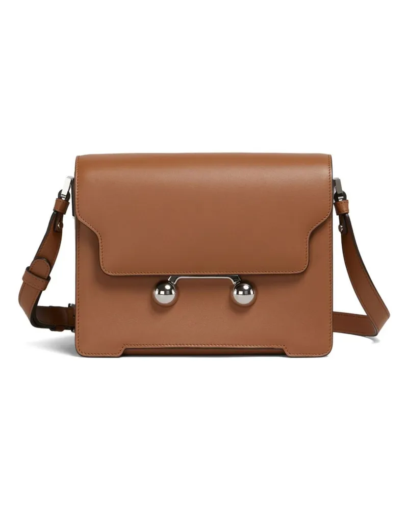 Marni Mittelgroße Trunkaroo Schultertasche - Braun Braun