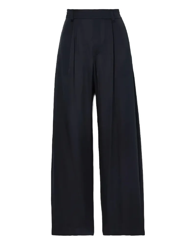 Vince pleated wide-leg trousers - Schwarz Schwarz