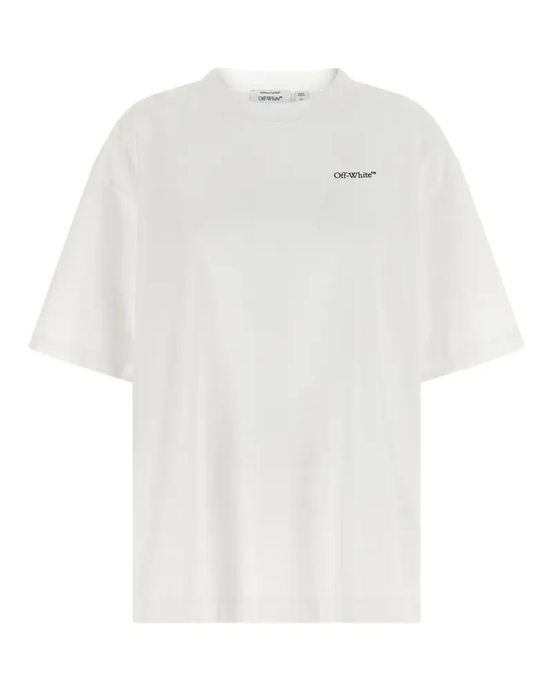 OFF-WHITE logo-print T-shirt - Weiß Weiß