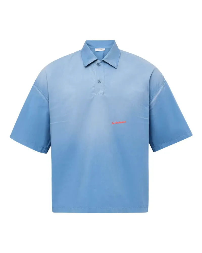 J.W.Anderson Oversized-Poloshirt mit Logo - Blau Blau