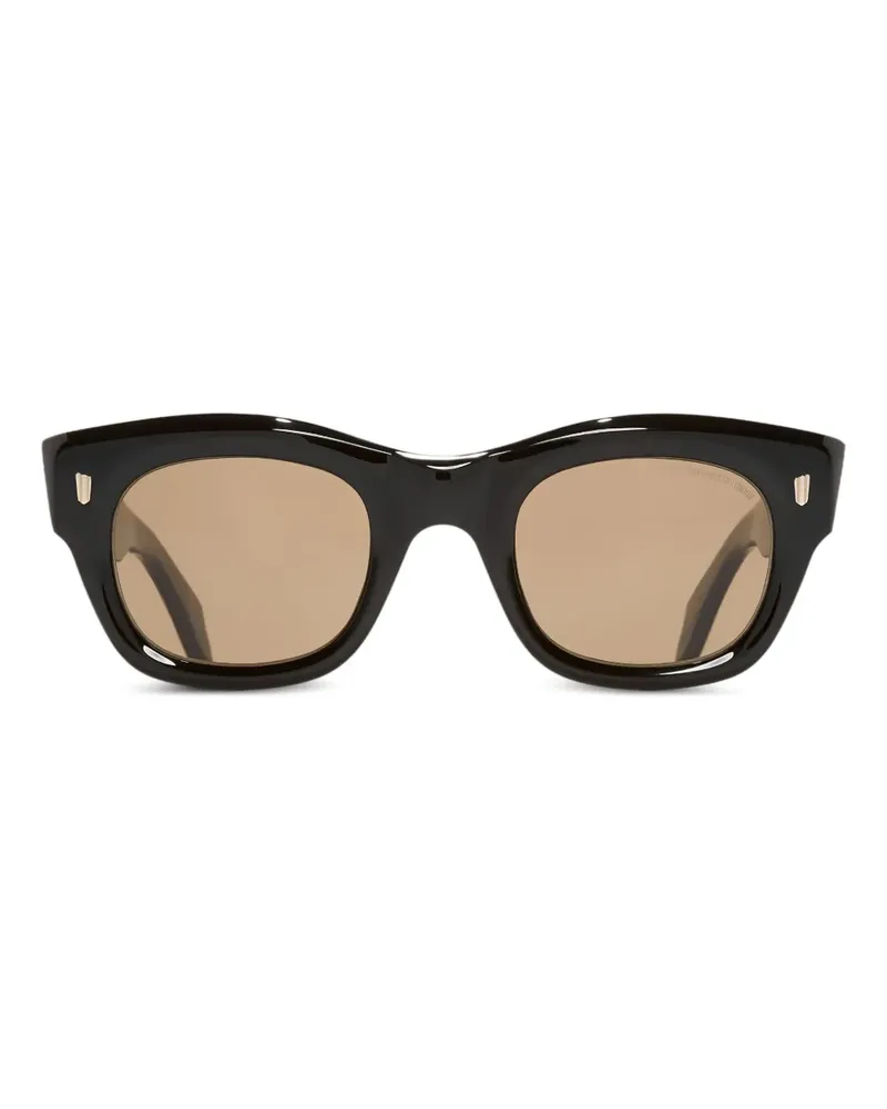 Cutler and Gross 9261 Sonnenbrille mit eckigem Gestell - Schwarz Schwarz