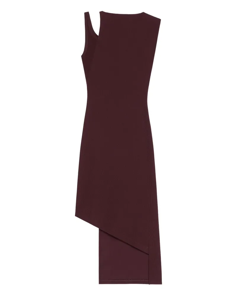 Courrèges Asymmetrisches Midikleid - Rot Rot