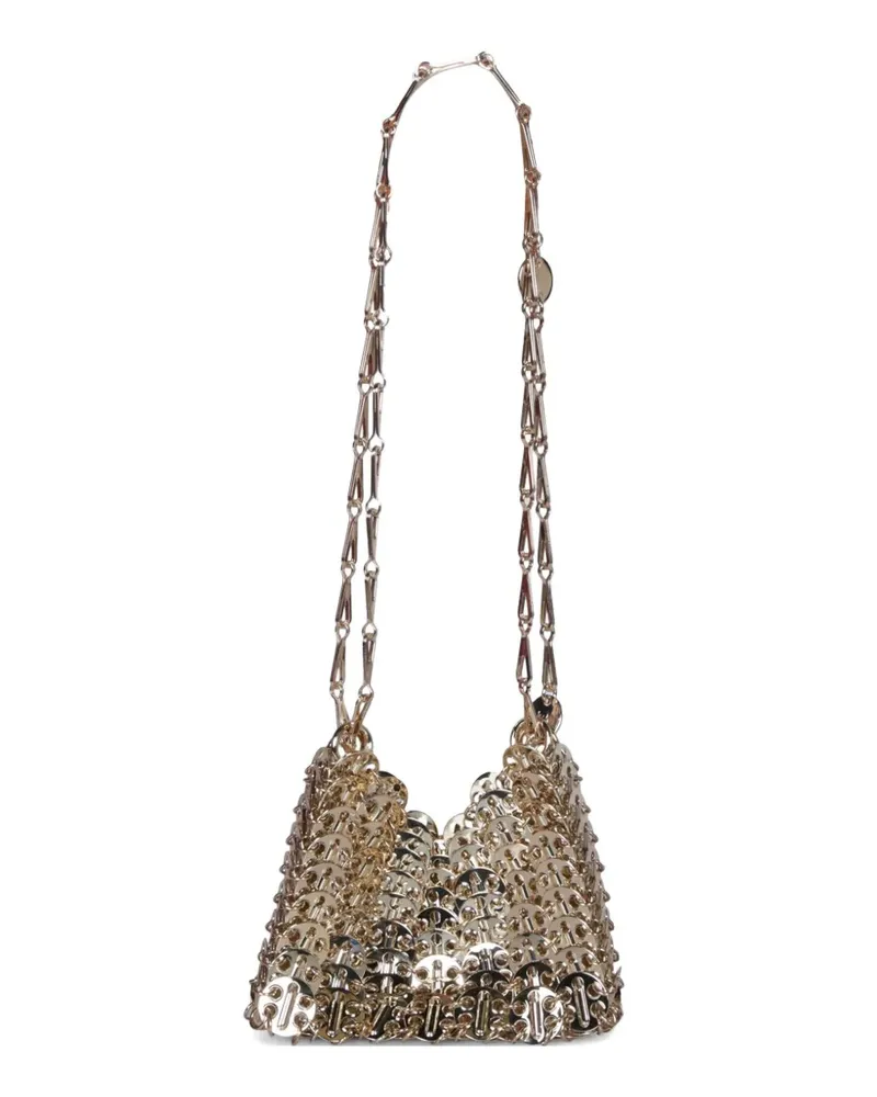 Paco Rabanne 1969 mini Schultertasche aus Kettengeflecht - Gold Gold