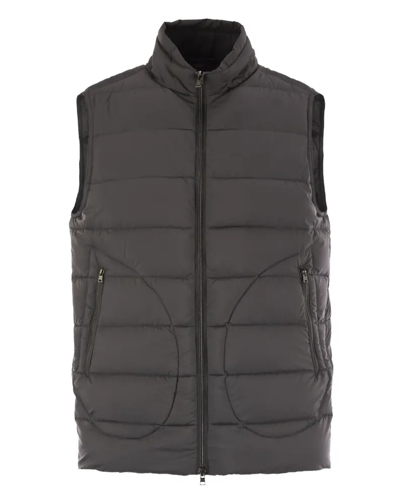 Herno Weste mit Reißverschluss - Grau Grau