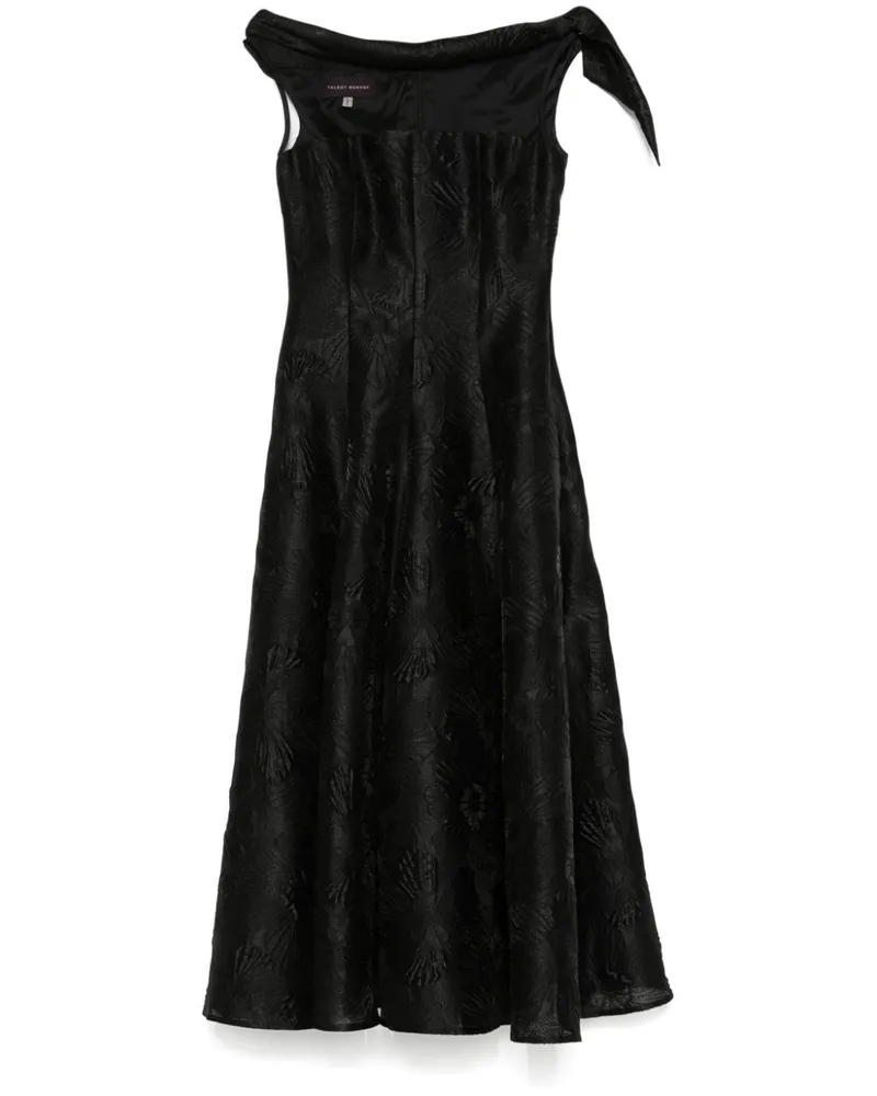 Talbot Runhof Modesta1 Midikleid - Schwarz Schwarz