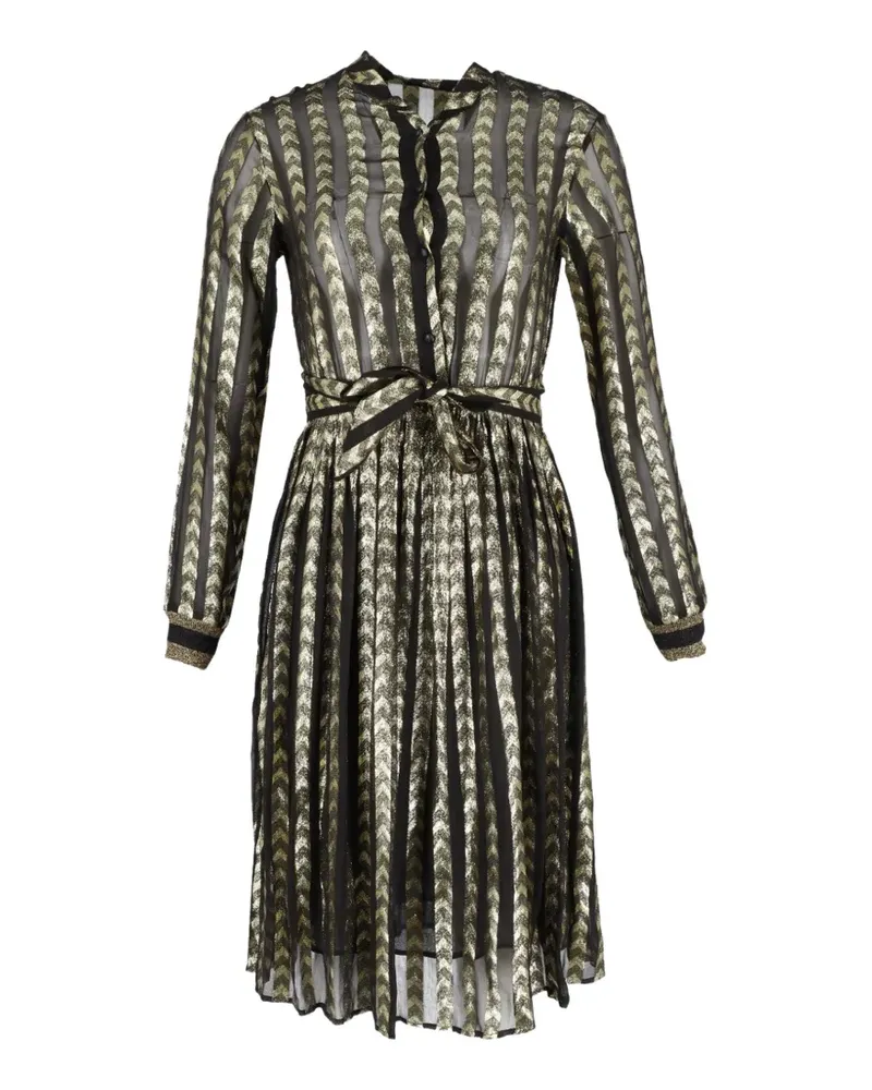 Dodo Bar Or shirt metallic dress - Schwarz Schwarz