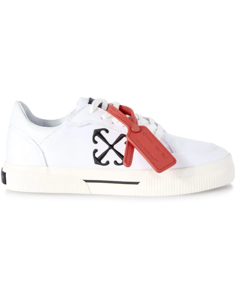 OFF-WHITE New Low Vulcanized Canvas Sneakers - Weiß Weiß
