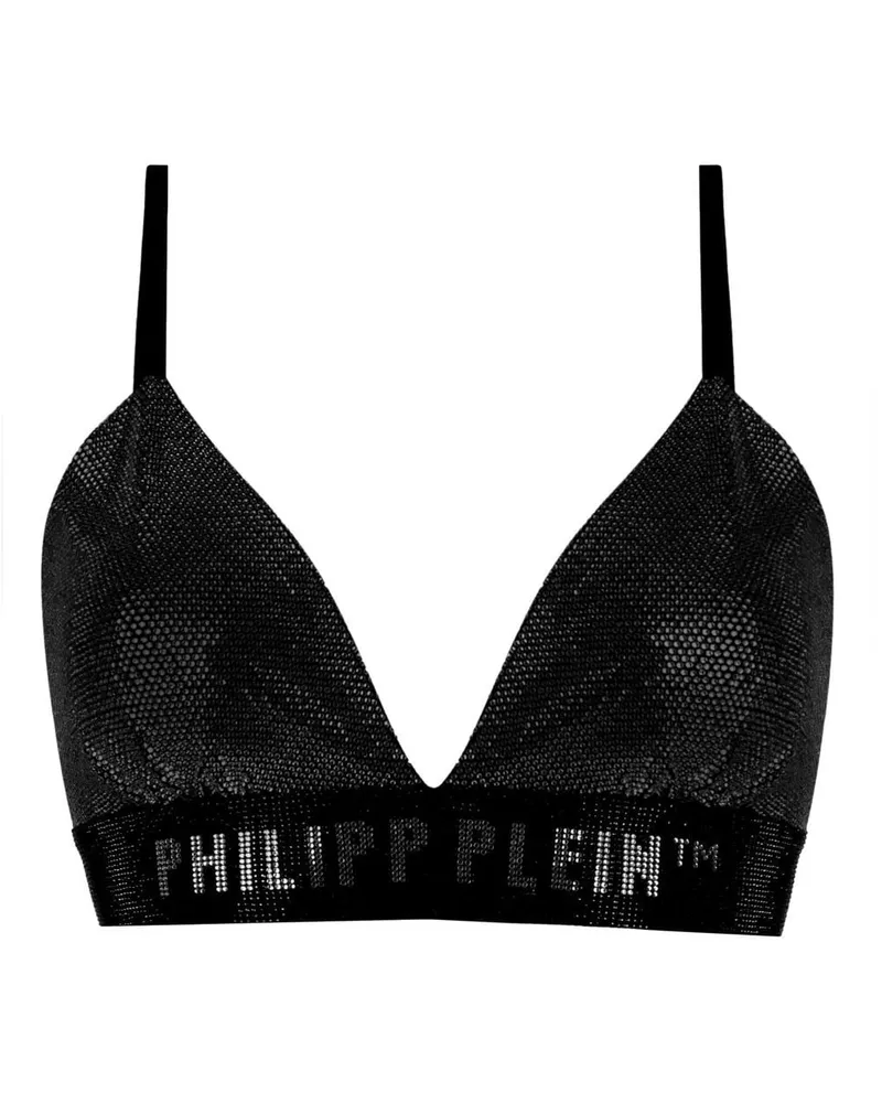 Philipp Plein BH mit Strass - Schwarz Schwarz