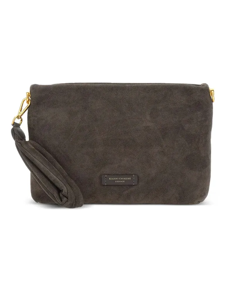 Gianni Chiarini Clutch aus Wildleder - Braun Braun