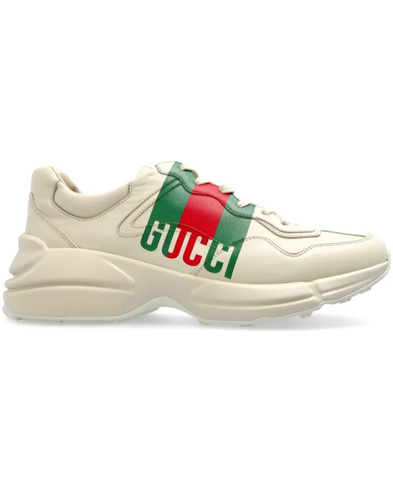 Gucci Rhyton Sneakers - Nude Nude