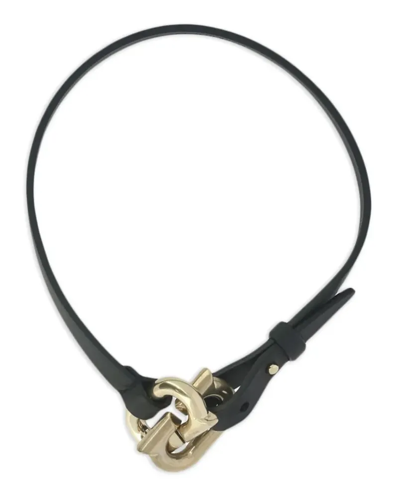 Ferragamo Gancini Armband - Schwarz Schwarz