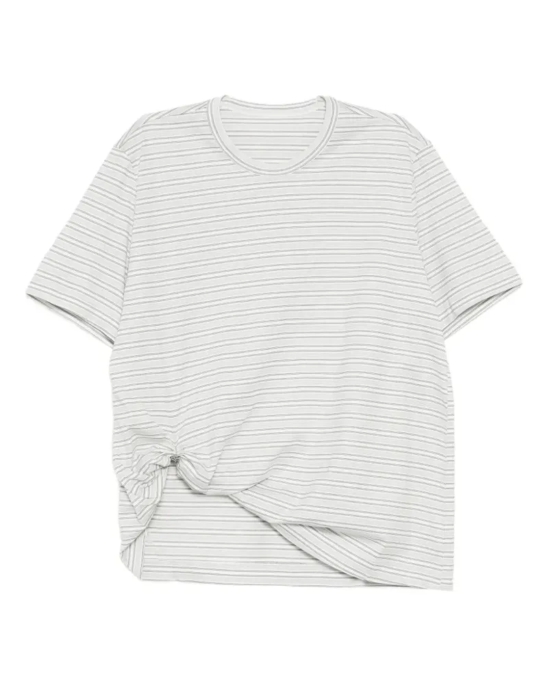 JNBY Gestreiftes T-Shirt - Weiß Weiß