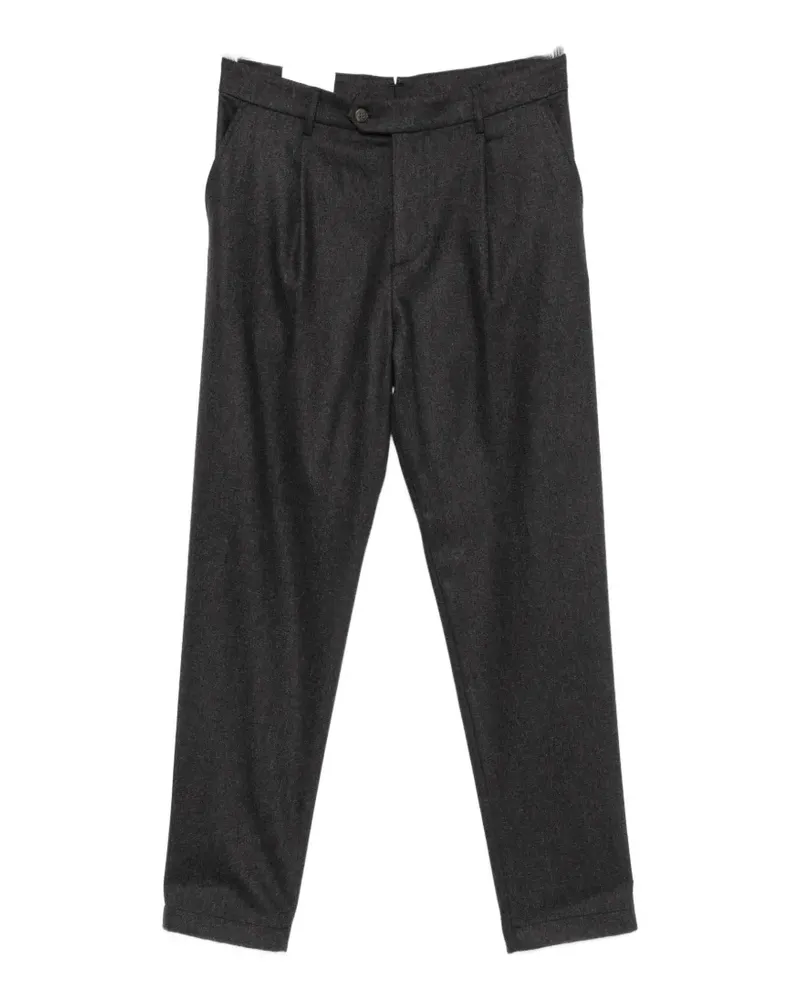Eleventy pleated wool trousers - Grau Grau