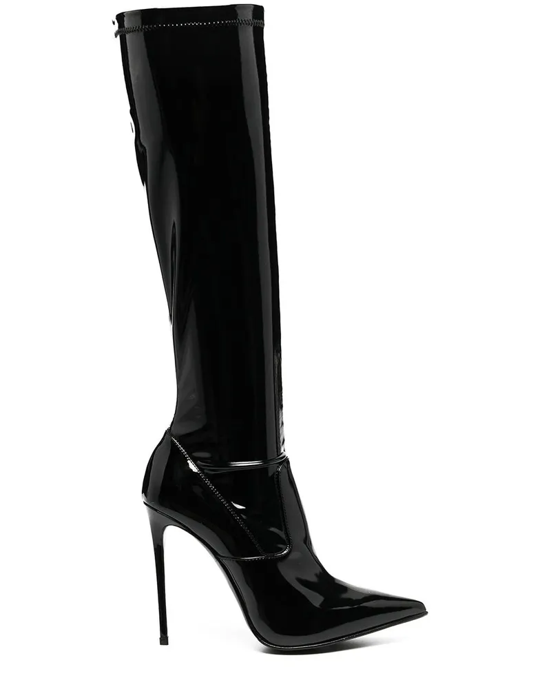 Le Silla Eva' Stiefel, 120mm - Schwarz Schwarz