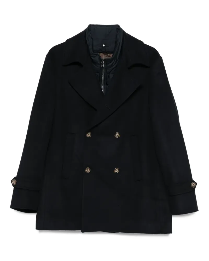 BARBA Doppelreihige Cabanjacke - Blau Blau
