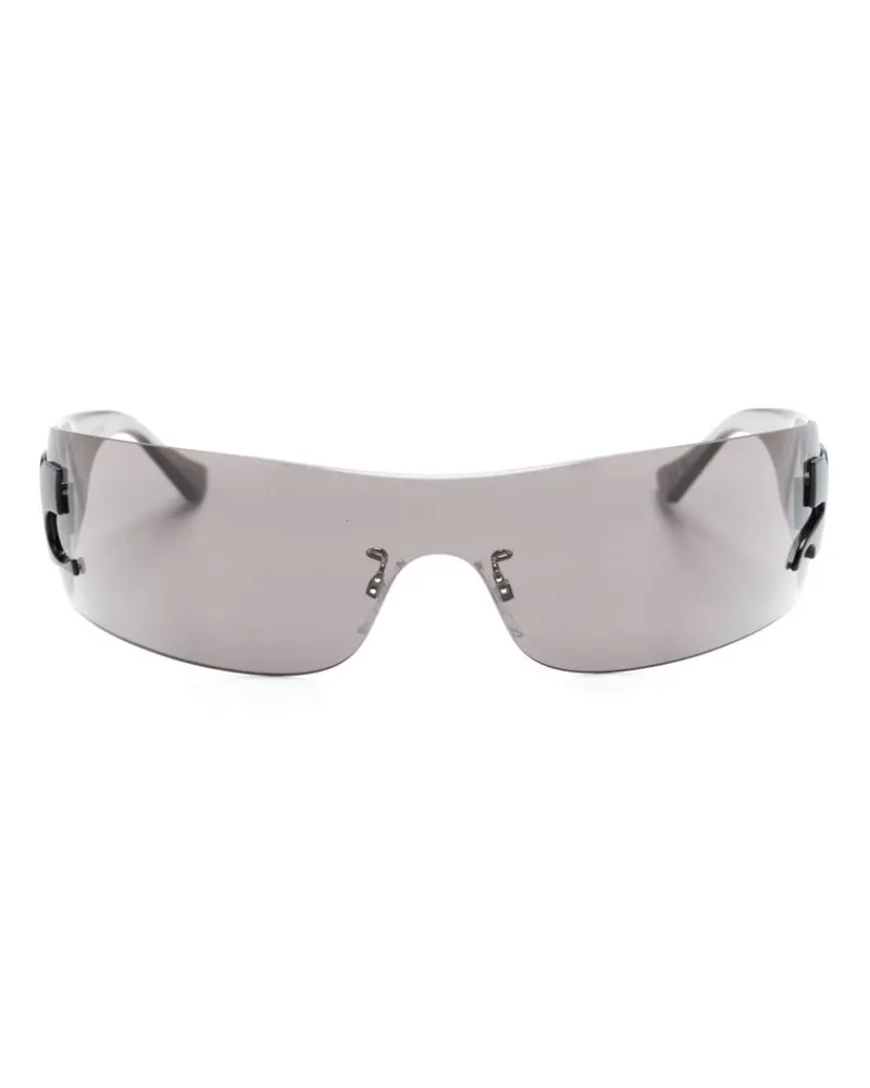 Courrèges Sonnenbrille mit Logo - Grau Grau