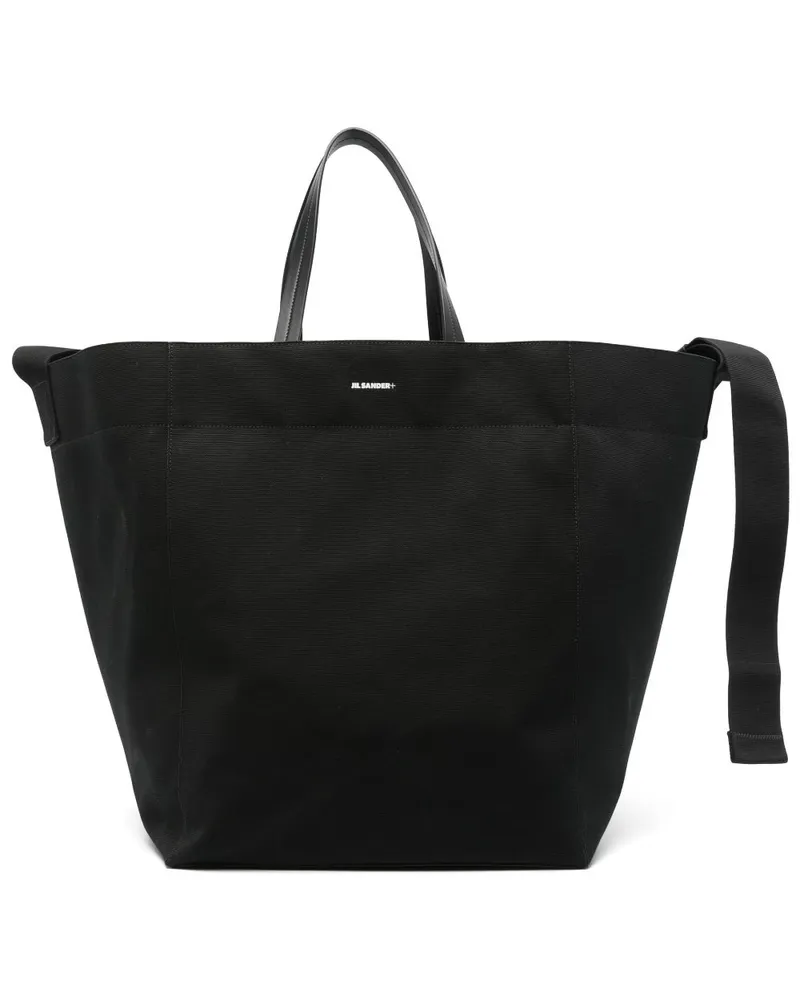 Jil Sander Großer Utility Shopper - Schwarz Schwarz