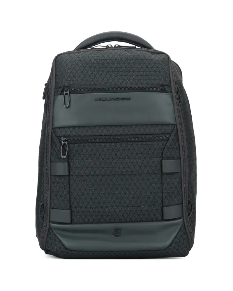 Piquadro logo-plaque backpack - Grün Grün