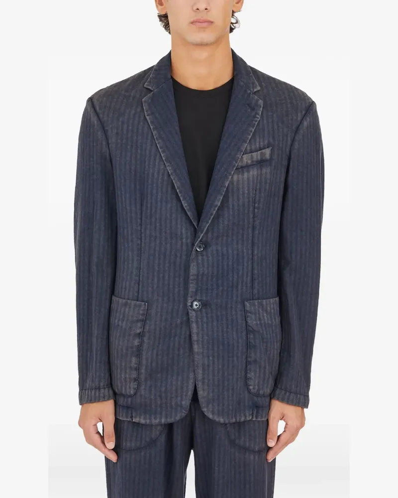 BARENA Borgo striped blazer - Blau Blau