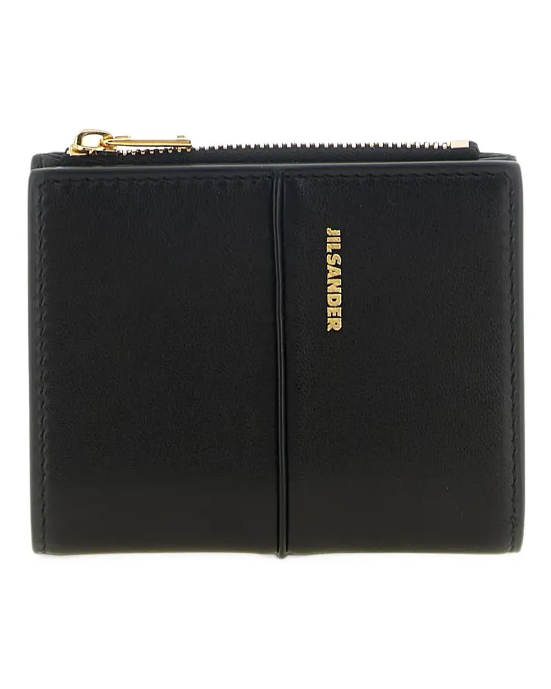 Jil Sander Mini Linea Portemonnaie - Schwarz Schwarz