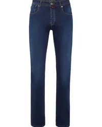 Billionaire Tief sitzende Straight-Leg-Jeans Blau