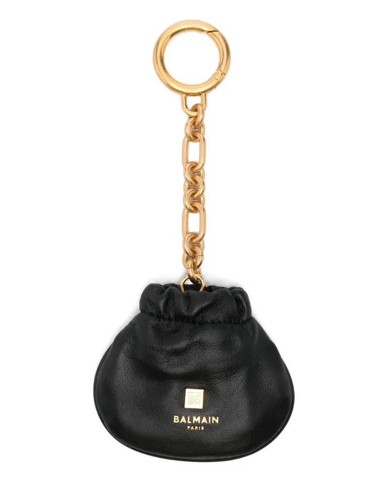 Balmain Schlüsseletui mit Kette - Schwarz Schwarz