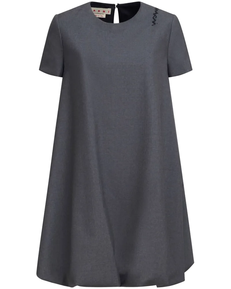 Marni Ausgestelltes Minikleid - Grau Grau